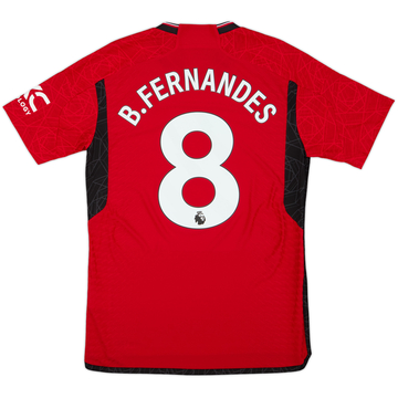 2023-24 Manchester United Authentic Home Shirt B.Fernandes #8 - 8/10 - (M)