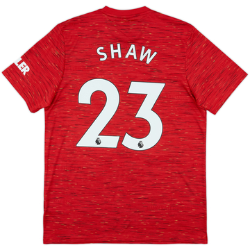 2020-21 Manchester United Home Shirt Shaw #23 - 9/10 - (L)