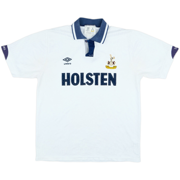 1991-93 Tottenham Home Shirt - 8/10 - (M)
