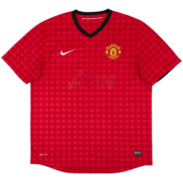 2012-13 Manchester United Home Shirt - 4/10 - (XL)