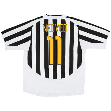 2003-04 Juventus Home Shirt Nedved #11 - 6/10 - (XL)
