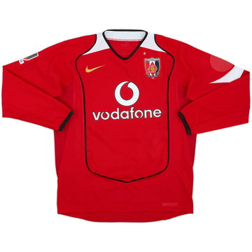 2005 Urawa Red Diamonds Home L/S Shirt - 5/10 - (S)