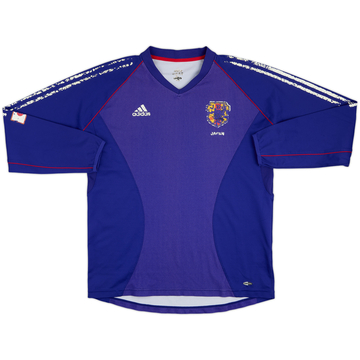 2002-04 Japan Home L/S Shirt - 4/10 - (M)