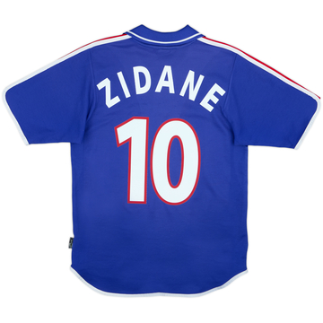 2000-02 France Home Shirt Zidane #10 - 8/10 - (S)