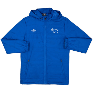 2018-19 Derby County Umbro Hooded Rain Jacket - 6/10 - (S)