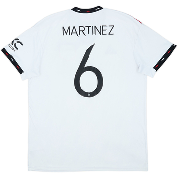2022-23 Manchester United Away Shirt Martinez #6 - 6/10 - (XL)