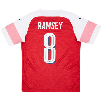 2018-19 Arsenal Home Shirt Ramsey #8 - 8/10 - (M)