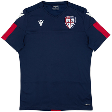 2019-20 Cagliari Macron Training Shirt - 8/10 - (M)