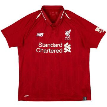 2018-19 Liverpool Home Shirt - 5/10 - (M.Boys)