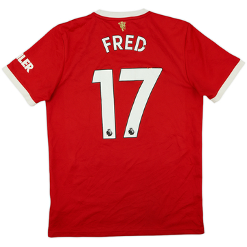 2021-22 Manchester United Home Shirt Fred #17 - 5/10 - (M)