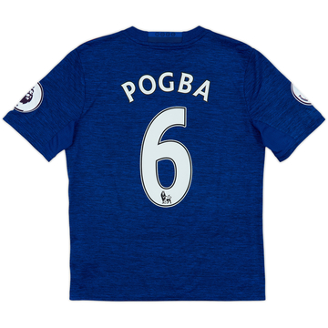 2016-17 Manchester United Away Shirt Pogba #6 - 8/10 - (L.Boys)