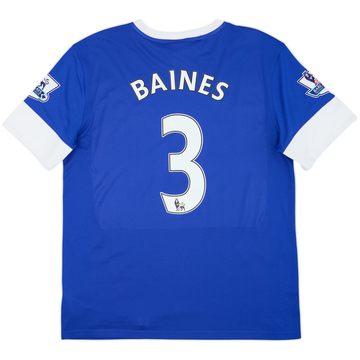 2012-13 Everton Home Shirt Baines #3 - 6/10 - (L)