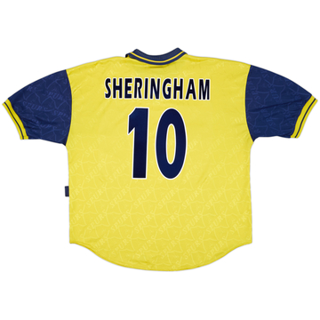 1995-97 Tottenham Third Shirt Sheringham #10 - 7/10 - (XXL)