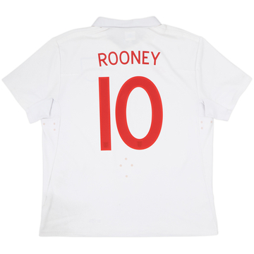 2009-10 England Home Shirt Rooney #10 - 5/10 - (XL)