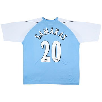 2006-07 Manchester City Home Shirt Samaras #20 - 8/10 - (XXL)