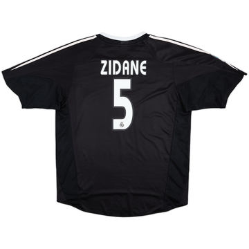 2003-04 Real Madrid Away Shirt Zidane #5 - 8/10 - (L)