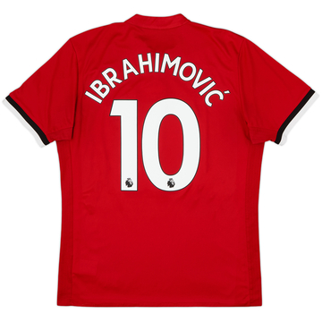 2017-18 Manchester United Home Shirt Ibrahimovic #10 - 6/10 - (M)
