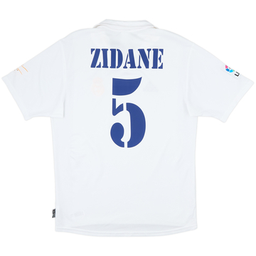 2001 Real Madrid Home Shirt Zidane #5 - 7/10 - (S)