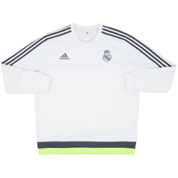 2015-16 Real Madrid adidas Sweat Top - 6/10 - (XL)