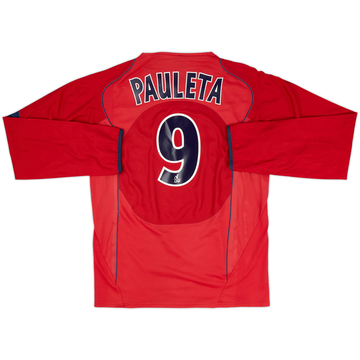 2004-05 Paris Saint-Germain Player Issue Away L/S Shirt Pauleta #9 - 6/10 - (L)