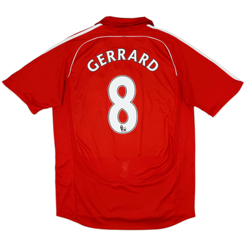 2006-08 Liverpool Camiseta de local Gerrard #8 - 6/10 - (L)