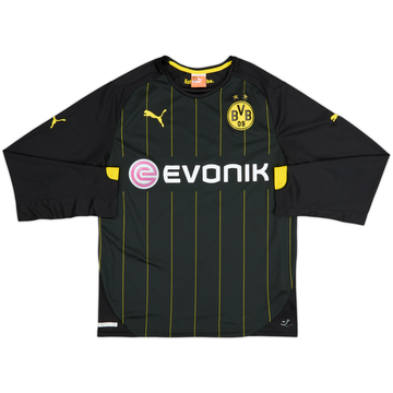 2014-16 Borussia Dortmund Away L/S Shirt - 7/10 - (M)