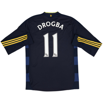2009-10 Chelsea Player Issue Away L/S Shirt Drogba #11 - 8/10 - (M)