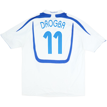 Camiseta de la tercera equipación del Chelsea 2007-08 Drogba #11 - 7/10 - (5XL)