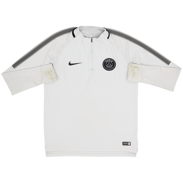 2017-18 Paris Saint-Germain Nike 1/4 Zip Drill Top - 6/10 - (M)