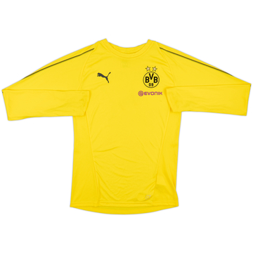2017-18 Borussia Dortmund Puma Training L/S Shirt - 8/10 - (S)