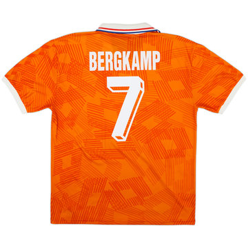1992-94 Netherlands Home Shirt Bergkamp #7 - 8/10 - (XL)