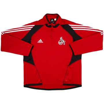 2004-05 FC Koln adidas 1/4 Zip Sweat Top - 8/10 - (XXL)