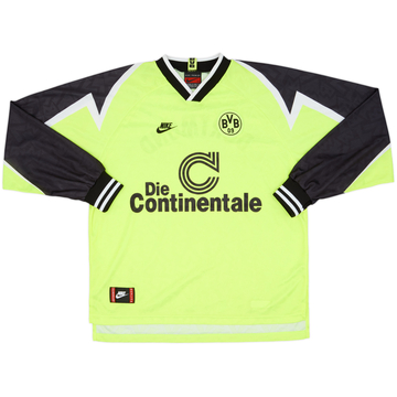 1995-96 Borussia Dortmund Home L/S Shirt - 8/10 - (XXL)
