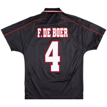1998-99 Ajax Away Shirt F.De Boer #4 - 8/10 - (S)