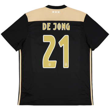 2018-19 Ajax Away Shirt De Jong #21 - 9/10 - (XL)