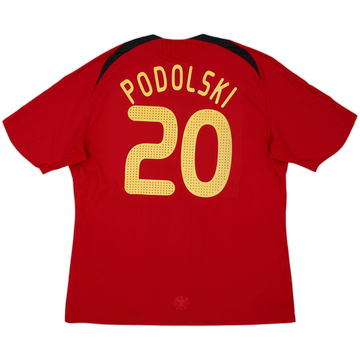 2008-09 Germany Away Shirt Podolski #20 - 8/10 - (XXL)
