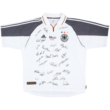 2000-02 Germany 'Squad Signed' Home Shirt - 8/10 - (XL)
