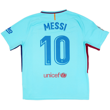 2017-18 Barcelona Away Shirt Messi #10 - 8/10 - (XL)