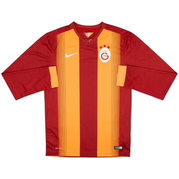 2014-15 Galatasaray Home L/S Shirt - 10/10 - (S)