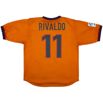 1998-00 Barcelona Third Shirt Rivaldo #11 - 8/10 - (L)
