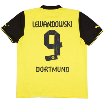 Camiseta de local CL del Dortmund 2013-14 Lewandowski #9 - 8/10 - (XL)