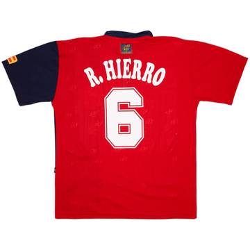 1996-98 Spain Home Shirt R.Hierro #6 - 8/10 - (L)