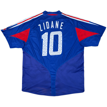 2004-06 France Home Shirt Zidane #10 - 4/10 - (L)