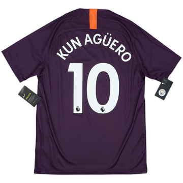 2018-19 Manchester City Third Shirt Kun Aguero #10 (M)