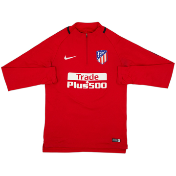 2017-18 Atletico Madrid Nike 1/4 Zip Training Top - 6/10 - (S)