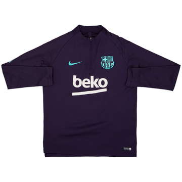 2018-19 Barcelona Nike 1/4 Zip Drill Top - 9/10 - (L)