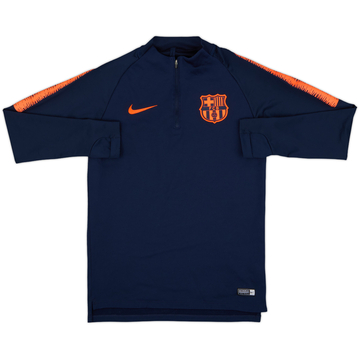 2018-19 Barcelona Nike 1/4 Zip Training Top - 8/10 - (S)