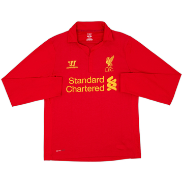 2012-13 Liverpool Home L/S Shirt #12 - 8/10 - (S)