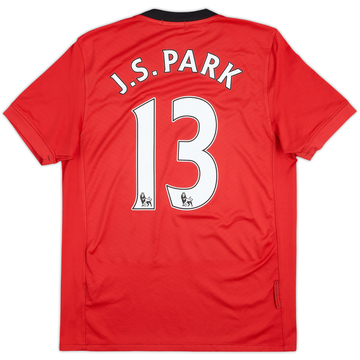 2009-10 Manchester United Home Shirt J.S.Park #13 - 6/10 - (S)