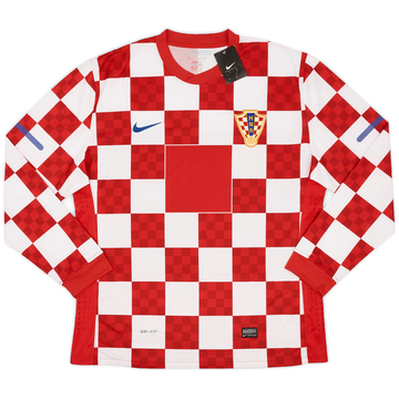 2010-12 Croatia Player Issue Home L/S Shirt (XXL)